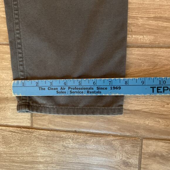Patagonia Field Pants Men's size 36x32 Flat Front Organic Cotton Green/Gray - Picture 4 of 10